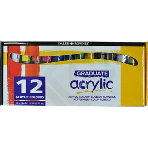 DALER ROWNEY GRADUATE ΣΕΤ ΑΚΡΥΛΙΚΑ ΧΡΩΜΑΤΑ 12Χ22ML