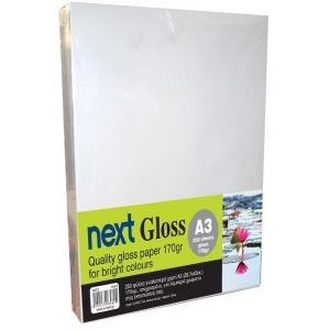 ΧΑΡΤΙ NEXT PREMIUM GLOSS A3 170gr. (250φ.)