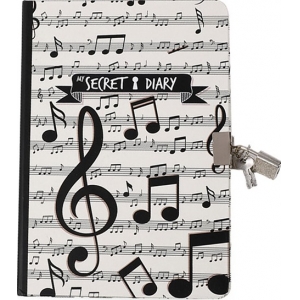 ΜΥΣΤΙΚΟ ΗΜΕΡΟΛΟΓΙΟ ΜΕ ΚΛΕΙΔΑΡΙΑ A5  i-Total XL1821A MUSIC