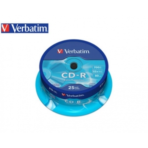 CD-R VERBATIM ΜΠΟΜΠΙΝΑ 25ΤΕΜ. WRAP