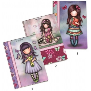 ΤΕΤΡΑΔΙΟ ΔΕΜΕΝΟ 50Φ. SANTORO GORJUSS 22704 (17x25) ΔΙΑΦΟΡΑ ΣΧΕΔΙΑ