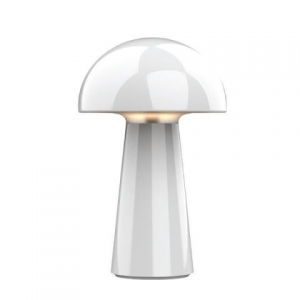 Πορτατίφ μανιτάρι LED επαναφορτιζόμενο O13,5x Υ22,5εκ.λευκό 32213-00