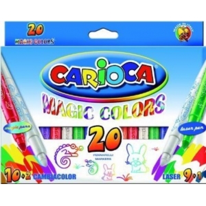 ΜΑΡΚΑΔΟΡΟΙ CARIOCA MAGIC COLORS 20ΧΡ.