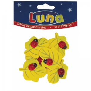 ΞΥΛΙΝΑ ΦΥΛΛΑ ΜΕ ΠΑΣΧΑΛΙΤΣΕΣ LUNA 0601356