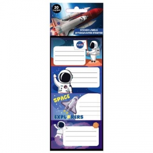 ΕΤΙΚΕΤΕΣ ΑΥΤΟΚ NASA 20ΤΕΜ 5 ΦΥΛΛΑ 483042