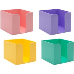 ΚΥΒΟΣ ΚΕΝΟΣ ΠΛΑΣΤΙΚΟΣ ΠΑΣΤΕΛ ΓΙΑ ΧΑΡΤΑΚΙΑ 9Χ9εκ.