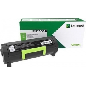 TONER LEXMARK 51B2000 BLACK 2.5kpgs (MS317)