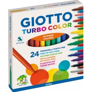 ΜΑΡΚΑΔΟΡΟΙ GIOTTO TURBO COLOR 24 ΧΡΩΜ.