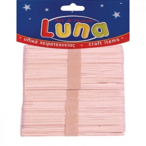 ΞΥΛΑΚΙΑ LUNA NATURAL 150mm 80τμχ (0601643)