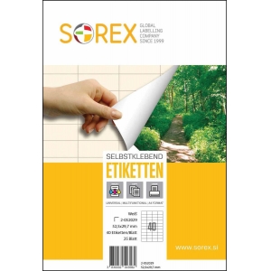 ΕΤΙΚΕΤΕΣ ΕΚΤΥΠΩΤΗ SOREX 52.5X29.7mm 100Φ