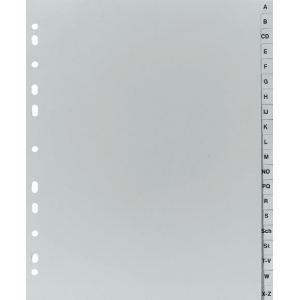 ΔΙΑΧΩΡΙΣΤΙΚΑ Α4 ΠΛΑΣΤΙΚΑ ΓΚΡΙ Α-Ζ