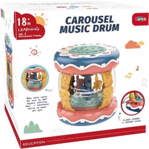 ΚΑΡΟΥΣΕΛ ΜΕ ΦΩΣ ΚΑΙ ΜΟΥΣΙΚΗ 19,5Χ19,5Χ19,5ΕΚ LUNA (621836)