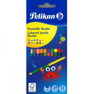 ΞΥΛΟΜΠΟΓΙΕΣ PELIKAN BRBLN 12 ΧΡΩΜΑΤΩΝ ΔΙΧΡΩΜΕΣ