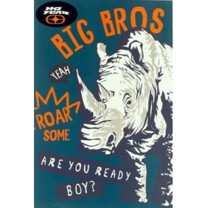 ΤΕΤΡΑΔΙΟ ΚΑΡΦΙΤΣΑ 17X25 NO FEAR RHINO-ARMOUR 347-74400