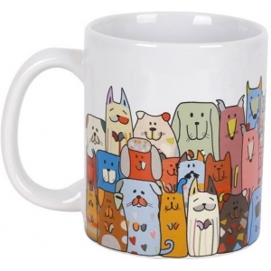 ΚΟΥΠΑ ΚΕΡΑΜΙΚΗ i-Total MUGS XL2155 STAY PAWSITIVE 295ml
