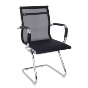 Πολυθρόνα Γραφείου Επισκέπτη - Mesh Μαύρο BF3200V (1τμχ)