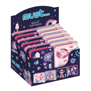 ΠΟΡΤΟΦΟΛΙ MUST ΓΙΑ ΚΟΡΙΤΣΙ 11,5X2,5X9 ΣΕ 4 ΣΧΕΔΙΑ 585621