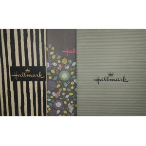 Σημειωματάριο 3τεμάχια HALLMARK A5  Stripe (333-04005)