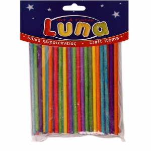 ΞΥΛΑΚΙΑ ΚΥΛΙΝΔΡΙΚΑ ΧΡΩΜΑΤΙΣΤΑ 4Χ100ΜΜ 100ΤΕΜ. 0601652