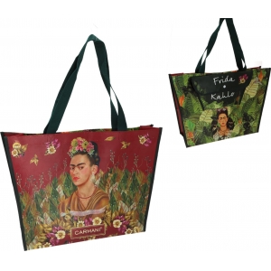 Τσάντα ώμου - Frida Kahlo με τσεπη 46x11x38cm (Carmani)
