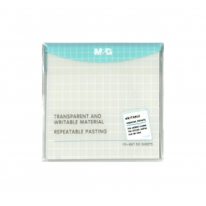 NOTES TRANSPARENT MEMO M&G 76X76 50Φ.