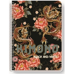 ΤΕΤΡΑΔΙΟ ΣΠΙΡΑΛ (label) A4 3Θ 105Φ. KIMONO 0578