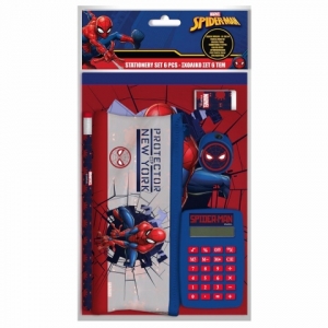 ΣΧΟΛΙΚΟ ΣΕΤ ΜΕ ΚΟΜΠΙΟΥΤΕΡΑΚΙ 6ΤΕΜ SPIDERMAN 508224