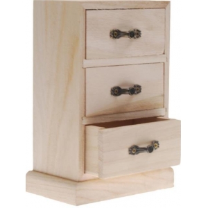 ΚΟΥΤΙ ΞΥΛΙΝΟ ΜΕ 3 ΣΥΡΤΑΡΙΑ (Υ18x11x7εκ.) 35274