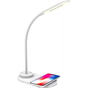 ΦΩΤΙΣΤΙΚΟ ΓΡΑΦΕΙΟΥ CELLY με Ασύρματο Φορτιστή 10W Λευκό (WLLIGHTMINI)