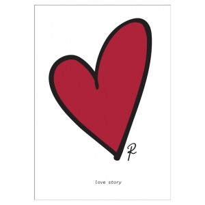 Τετράδιο Ριγέ Β5 40Φ/for a love story - Ρενέ 4