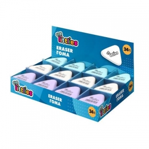 ΓΟΜΑ ΤΡΙΓΩΝΙΚΗ THE LITTLIES 37X37X8MM 3 ΧΡΩΜΑΤΑ 646884