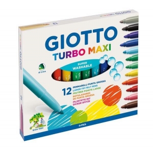 ΜΑΡΚΑΔΟΡΟΙ GIOTTO TURBO MAXI 12 ΧΡΩΜΑΤΩΝ