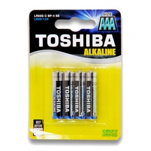 ΜΠΑΤΑΡΙΕΣ TOSHIBA AAA LR03/1.5V (4τμχ)