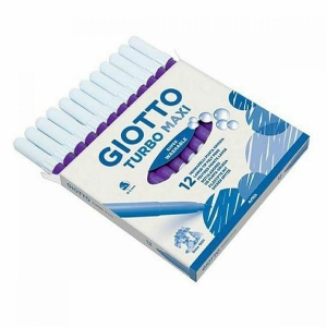 ΜΑΡΚΑΔΟΡΟΙ GIOTTO TURBO MAXI 12 ΧΡΩΜΑΤΩΝ ΜΩΒ 456035