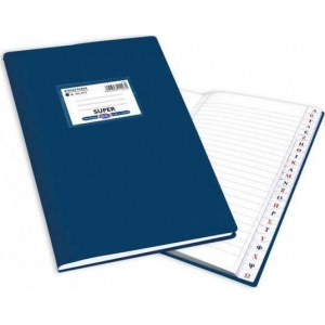 ΤΕΤΡΑΔΙΟ SKAG ΕΞΗΓΗΣΗ ΛΑΤΙNΙΚΟ ΕΥΡΕΤΗΡΙΟ ΜΠΛΕ 17Χ25 100Φ.