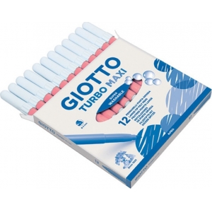 ΜΑΡΚΑΔΟΡΟΙ GIOTTO TURBO MAXI 12 ΧΡΩΜΑΤΩΝ ΡΟΖ 456007