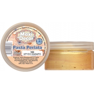 ΠΑΣΤΑ ΠΕΡΛΕ (PASTA PERLATA) ΧΡΥΣΟ ΚΑΘΑΡΟ 103 MAXI DECOR 100ml 253994