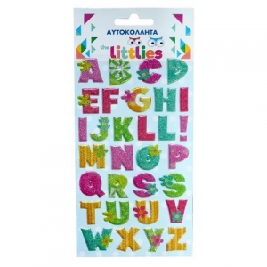 ΑΥΤΟΚΟΛΛΗΤΑ 10X22EK ΑΛΦΑΒΗΤΑ THE LITTLIES 646992