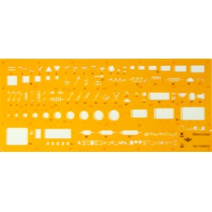 ΣΤΕΝΣΙΛ ΤΑΜΠΛΕΤΑ ΗΛΕΚΤΡΟΛΟΓΙΚΩΝ ΣΥΜΒΟΛΩΝ