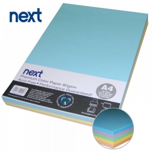 ΧΑΡΤΙ Α4 ΝΕΧΤ 09019 80γρ.5χρωμ. 250φυλ.