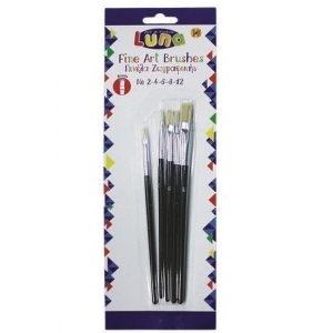 ΠΙΝΕΛΑ LUNA 0620163 ΠΛΑΚΕ (ΣΕΤ 5τμχ)