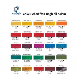 ΧΡΩΜΑ ΛΑΔΙΟΥ TALENS VAN GOGH 60ML (ΣΕΙΡΑ 1)