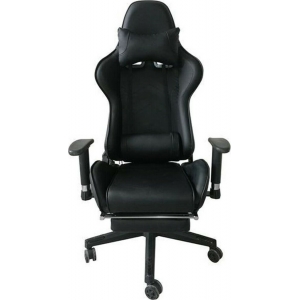 ΚΑΡΕΚΛΑ ΝΕΧΤ 13829 gaming μαύρη τροχήλατη Υ124x52x47,5εκ
