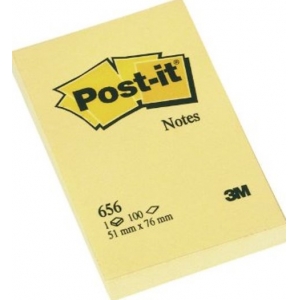 NOTES 3M 656 51X76 ΚΙΤΡΙΝΑ 90Φ.