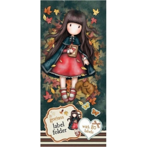 ΕΤΙΚΕΤΕΣ ΣΧΟΛΙΚΕΣ Santoro Notebook Labels Autumn Leaves 80pcs (703GJ03)