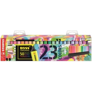 ΜΑΡΚΑΔΟΡΟΣ ΥΠΟΓΡΑΜΜΙΣΗΣ STABILO 70/23 DESKSET 23τεμ.