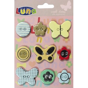 ΚΟΥΜΠΙΑ ΧΕΙΡΟΤΕΧΝΙΑΣ ΡΟΖ – ΜΠΛΕ  ΑΥΤΟΚΟΛΛΗΤΑ ΣΕ  ΧΑΡΤΟΝΙ 9 ΤΕΜΑΧΙΑ LUNA