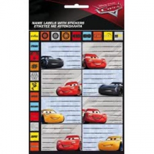 ΕΤΙΚΕΤΕΣ ΑΥΤΟΚΟΛΛΗΤΕΣ CARS GIM 772-16549