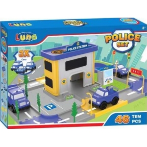 Πάρκινγκ Αστυνομία 46 Τμχ. Luna Toys 50x7,5x35εκ. (622087)