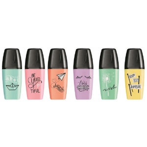 ΜΑΡΚΑΔΟΡΟΣ ΥΠΟΓΡΑΜΜΙΣΗΣ STABILO mini PASTEL LOVE